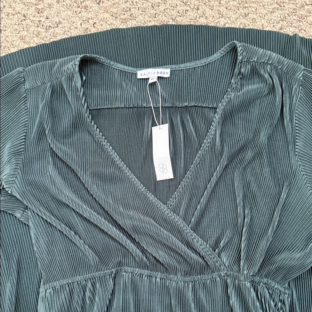 Baltic Born Boho Teal Green Maxi Dress